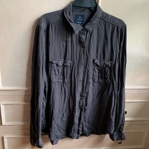 AEO BOYFRIEND VINTAGE BUTTON DOWN FOR WOMEN